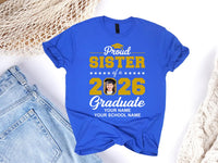 Proud Family Graduate 2026 Shirt, Senior Graduation Shirt, Class of 2026 Tee, Matching Grad Family Shirt, Grad Gifts, Gifts for Family