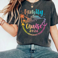 Family Cruise 2026 Shirt, Making Memories Together Shirt, Custom Cruise Trip Tee, Matching Family Vacation Shirt, Cruise Gifts