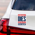 No Kings In America Magnet, Resist Hate Magnet, Anti-Trump, Resist Racism Car Magnet, Resist Fascism Vehicle Magnet, 6