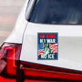 No Kings In America Magnet, Resist Hate Magnet, Anti-Trump, Resist Racism Car Magnet, Resist Fascism Vehicle Magnet, 6
