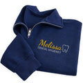 Personalized Dental Embroidered Quarter Zip Sweatshirt, Dentist Orthodontist Pullover, Custom Dental Hygienist Gift Apparel