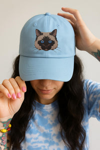 Custom Embroidered Pet Hat, Personalized Dog Hat from Photo, Custom Cat Hat, Pet Portrait Cap, Dog Mom Gift, Custom Dog Baseball Cap