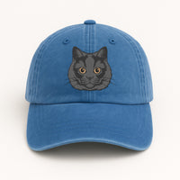 Custom Embroidered Pet Hat, Personalized Dog Hat from Photo, Custom Cat Hat, Pet Portrait Cap, Dog Mom Gift, Custom Dog Baseball Cap