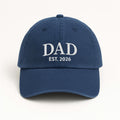 Personalized Dad Embroidered Hat, Custom Grandpa Hat with Est Year, Vintage Dad Cap, Fathers Day Gift, Custom Name Baseball Cap