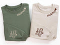 Custom Mama Embroidered Sweatshirt, Kids Names Sleeve Hoodie, Personalized Mom Shirt, Mommy Long Sleeve Shirt, Pregnancy Birthday Gift