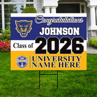 Personalized College Bound Yard Sign Class of 2026, Graduation Yard Sign Senior 2026 Sign, University Bound Grad Sign Outdoor Decoration