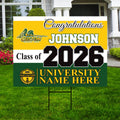 Personalized College Bound Yard Sign Class of 2026, Graduation Yard Sign Senior 2026 Sign, University Bound Grad Sign Outdoor Decoration