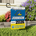 Personalized College Graduation Garden Flag, Double-Sided Custom School, University Logo, Class of 2026 Yard Sign, Graduate Celebration Flag