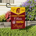 Personalized College Bound Garden Flag, Double Sided Future Graduate Custom Decor, University Bound Yard Sign, Class of 2026 Graduation Flag