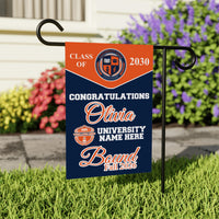 Personalized College Bound Garden Flag, Double Sided Future Graduate Custom Decor, University Bound Yard Sign, Class of 2026 Graduation Flag