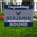 Personalized College Bound Yard Sign Class of 2026, Graduation Yard Sign Senior 2026 Sign, University Bound Grad Sign Outdoor Decoration