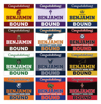 Personalized College Bound Yard Sign Class of 2026, Graduation Yard Sign Senior 2026 Sign, University Bound Grad Sign Outdoor Decoration