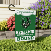 Personalized College Graduation Garden Flag, Double-Sided Custom School, University Logo, Class of 2026 Yard Sign, Graduate Celebration Flag