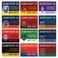 Personalized College Bound Yard Sign Class of 2026, Graduation Yard Sign Senior 2026 Sign, University Bound Grad Sign Outdoor Decoration