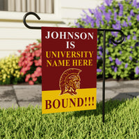Personalized College Graduation Garden Flag, Double-Sided Custom School, University Logo, Class of 2026 Yard Sign, Graduate Celebration Flag