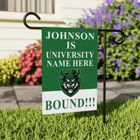 Personalized College Graduation Garden Flag, Double-Sided Custom School, University Logo, Class of 2026 Yard Sign, Graduate Celebration Flag