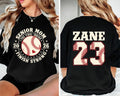 Baseball Senior Night Mom Shirt, Senior Mama 2026 Shirt, Finish Strong Baseball Tee, Proud Baseball Mom Shirt, Gifts for Moms, Front Back