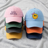Custom Embroidered Dad Cap, Washed Unstructured Baseball Hat, Personalized Gym Cap, Bachelorette Party Gift, Bachelor Party Hat