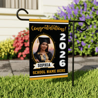 Personalized Graduation Garden Flag Class of 2026, Custom Photo Yard Sign Flag, Senior 2026 Graduation Flag, Graduation Decor Gift