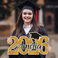 Personalized Graduation 2026 Cutout Sign, Custom Name Senior 2026 PVC Sign, Class of 2026 Photo Prop, Graduation Party Decoration