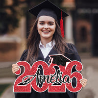 Personalized Graduation 2026 Cutout Sign, Custom Name Senior 2026 PVC Sign, Class of 2026 Photo Prop, Graduation Party Decoration