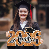 Personalized Graduation 2026 Cutout Sign, Custom Name Senior 2026 PVC Sign, Class of 2026 Photo Prop, Graduation Party Decoration
