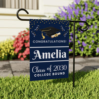 Custom College Bound Garden Flag Class of 2030, Personalized College Yard Sign Flag, Future College Banner, Graduation Decor Gift