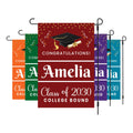 Custom College Bound Garden Flag Class of 2030, Personalized College Yard Sign Flag, Future College Banner, Graduation Decor Gift