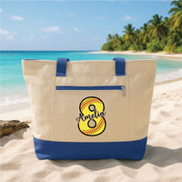 Personalized Softball Birthday Tote Bag with Name and Age, Custom Baseball Birthday Gift Bag, Girls Sports Birthday Bag, Softball Gift