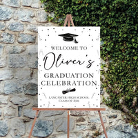 Graduation Welcome Sign 2026 Foam Board, Personalized Graduation Party Sign, Class of 2026 Welcome Poster, Senior Celebration Decor