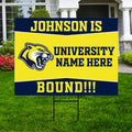 Personalized College Bound Yard Sign Class of 2026, Graduation Yard Sign Senior 2026 Sign, University Bound Grad Sign Outdoor Decoration