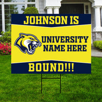 Personalized College Bound Yard Sign Class of 2026, Graduation Yard Sign Senior 2026 Sign, University Bound Grad Sign Outdoor Decoration