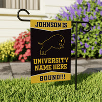 Personalized College Bound Garden Flag, Class of 2026 Flag, Senior 2026 Graduation Flag, Future College Banner, Graduation Decor Gift