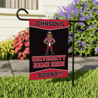 Personalized College Bound Garden Flag, Class of 2026 Flag, Senior 2026 Graduation Flag, Future College Banner, Graduation Decor Gift