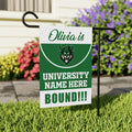 Personalized College Bound Garden Flag, Class of 2026 Flag, Senior 2026 Graduation Flag, Future College Banner, Graduation Decor Gift