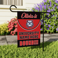 Personalized College Bound Garden Flag, Class of 2026 Flag, Senior 2026 Graduation Flag, Future College Banner, Graduation Decor Gift
