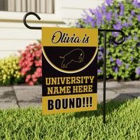 Personalized College Bound Garden Flag, Class of 2026 Flag, Senior 2026 Graduation Flag, Future College Banner, Graduation Decor Gift