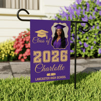 Personalized Graduation Garden Flag Class of 2026, Custom Photo Yard Sign Flag, Senior 2026 Graduation Flag, Graduation Decor Gift