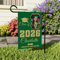Personalized Graduation Garden Flag Class of 2026, Custom Photo Yard Sign Flag, Senior 2026 Graduation Flag, Graduation Decor Gift