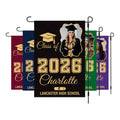 Personalized Graduation Garden Flag Class of 2026, Custom Photo Yard Sign Flag, Senior 2026 Graduation Flag, Graduation Decor Gift