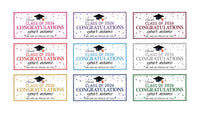 Graduation 2026 Personalized Vinyl Banner, Class of 2026 Congrats Banner Sign, Custom Graduation Party Banner with Name, Metal Grommets