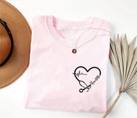 Custom Nurse Shirt, Personalized Nurse Name Shirt, Nurse Graduation Gift Tee, New Nurse Shirt, Registered Nurse Shirt, Nurse Gifts