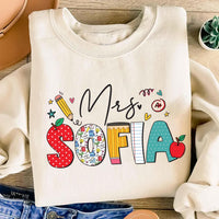 Custom Teacher Name Shirt, Personalized Teacher Shirt, Teacher Appreciation Tee, Classroom Teacher Shirt, Teacher Gifts, Gifts for Educators