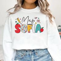 Custom Teacher Name Shirt, Personalized Teacher Shirt, Teacher Appreciation Tee, Classroom Teacher Shirt, Teacher Gifts, Gifts for Educators