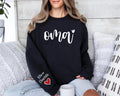 Personalized Oma Sweatshirt, Grandma Oma Shirt, Best Oma Ever Heart Tee, Omi Gift Shirt, Mother’s Day Oma Shirt, Grandma Gifts, Front Sleeve