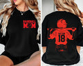 Customized Baseball Mom Shirt, Baseball Player Graphic Shirt, Your Name Number Tee, Custom Baseball Team Name Shirt, Mom's Gifts, Front Back