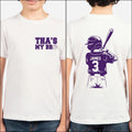 Baseball Brother Shirt, Baseball Sis Shirt, Baseball Lover Bro Tee, Cheer Sister Shirt, Custom Player Name Shirt, Sports Gifts, Front Back