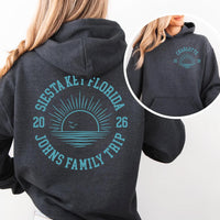 Personalized Family Beach Vacation Shirt, Custom Family Name Shirt, Family Beach Trip Tee, Matching Family Shirt, Vacation Gifts, Front Back
