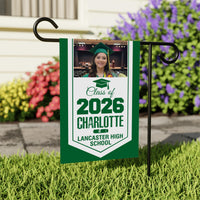 Personalized Graduation Garden Flag 2026, Custom Photo Name School Flag, Class of 2026 Yard Flag, Double Sided Outdoor Decor Gift