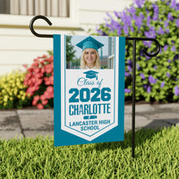 Personalized Graduation Garden Flag 2026, Custom Photo Name School Flag, Class of 2026 Yard Flag, Double Sided Outdoor Decor Gift
